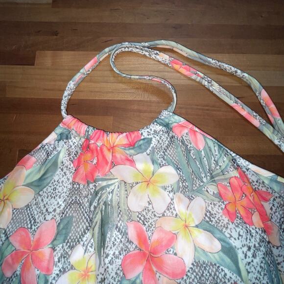 Coco Reef Womens Monaco Aura Crop Underwire Tankini Multi, 36C - Picture 3 of 11